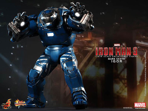 Iron Man 3: Igor Mark XXXVIII, 1/6 Figur von Hot Toys