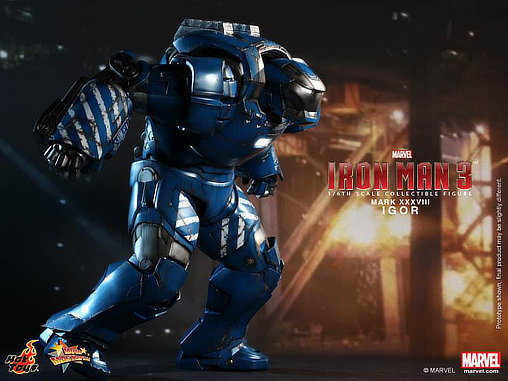 Iron Man 3: Igor Mark XXXVIII, 1/6 Figur von Hot Toys