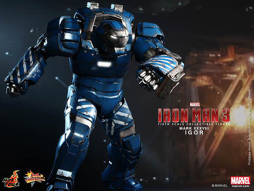 Iron Man 3: Igor Mark XXXVIII, 1/6 Figur von Hot Toys
