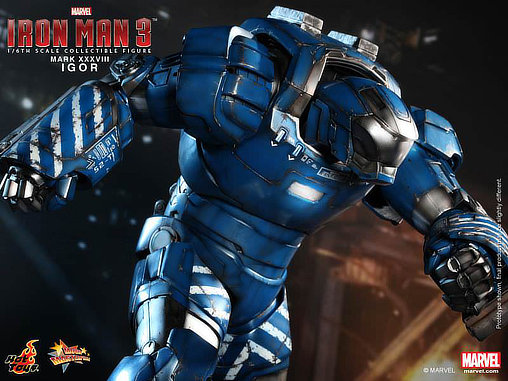 Iron Man 3: Igor Mark XXXVIII, 1/6 Figur von Hot Toys