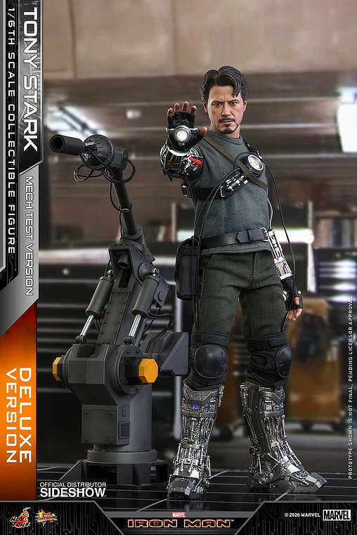 Iron Man 1: Tony Stark - Mech Test Version - Deluxe, 1/6 Figur von Hot Toys