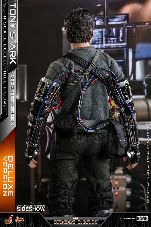 Iron Man 1: Tony Stark - Mech Test Version - Deluxe, 1/6 Figur von Hot Toys