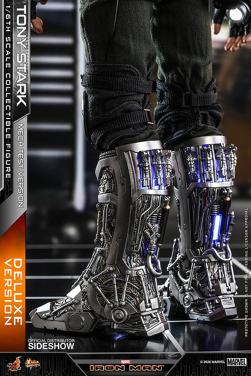 Iron Man 1: Tony Stark - Mech Test Version - Deluxe, 1/6 Figur von Hot Toys