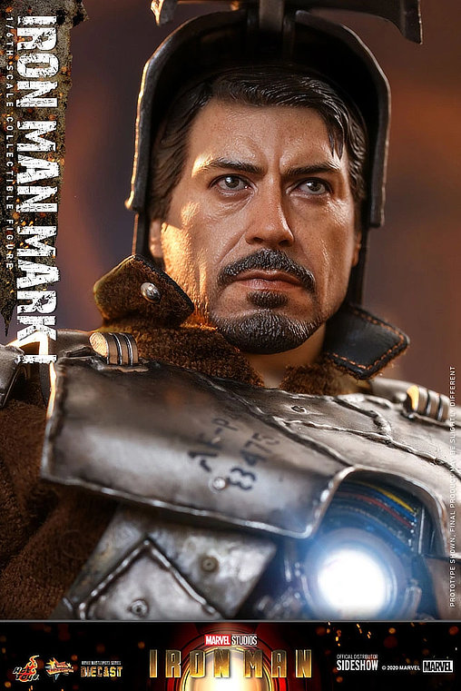 Iron Man 1: Iron Man Mark I, 1/6 Figur von Hot Toys