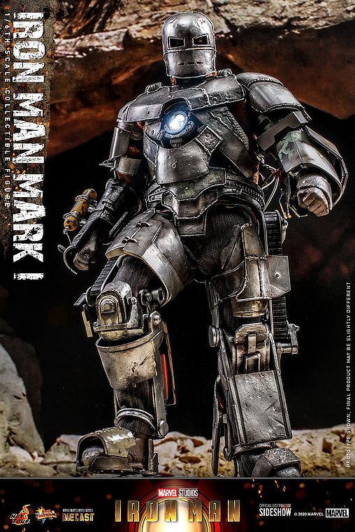 Iron Man 1: Iron Man Mark I, 1/6 Figur von Hot Toys
