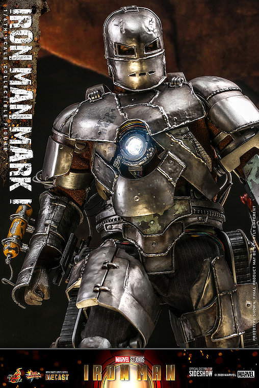 Iron Man 1: Iron Man Mark I, 1/6 Figur von Hot Toys