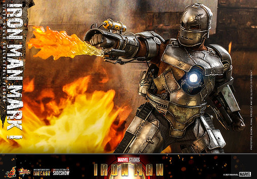 Iron Man 1: Iron Man Mark I, 1/6 Figur von Hot Toys