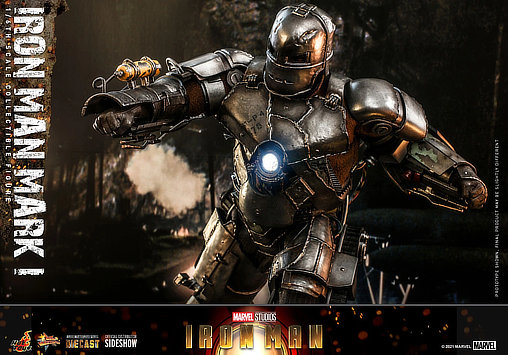 Iron Man 1: Iron Man Mark I, 1/6 Figur von Hot Toys