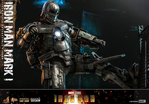 Iron Man 1: Iron Man Mark I, 1/6 Figur von Hot Toys