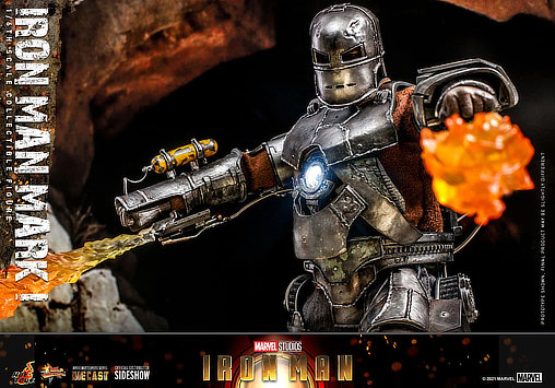 Iron Man 1: Iron Man Mark I, 1/6 Figur von Hot Toys