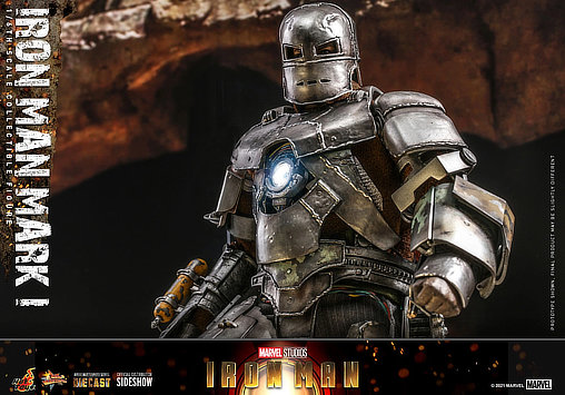 Iron Man 1: Iron Man Mark I, 1/6 Figur von Hot Toys