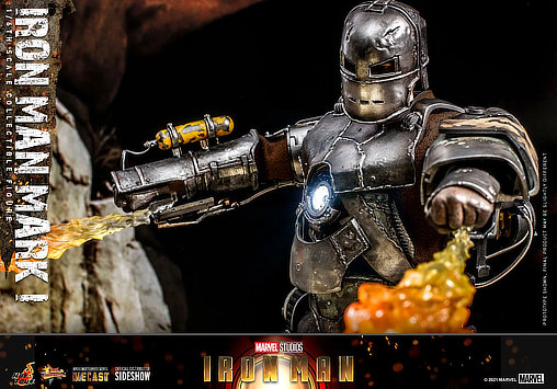 Iron Man 1: Iron Man Mark I, 1/6 Figur von Hot Toys