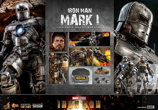 Iron Man 1: Iron Man Mark I, 1/6 Figur von Hot Toys