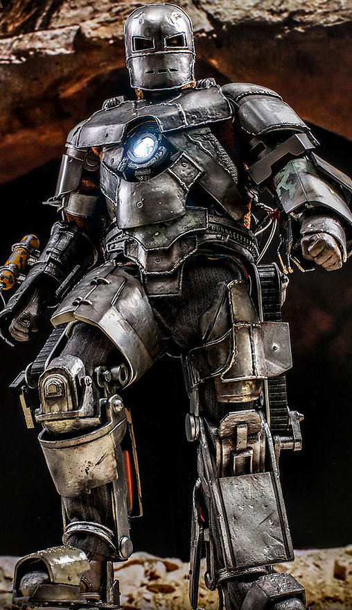 Iron Man 1: Iron Man Mark I, 1/6 Figur von Hot Toys