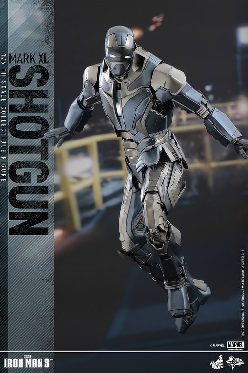 Iron Man 3: Iron Man Mark XL Shotgun, 1/6 Figur von Hot Toys