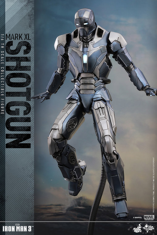 Iron Man 3: Iron Man Mark XL Shotgun, 1/6 Figur von Hot Toys