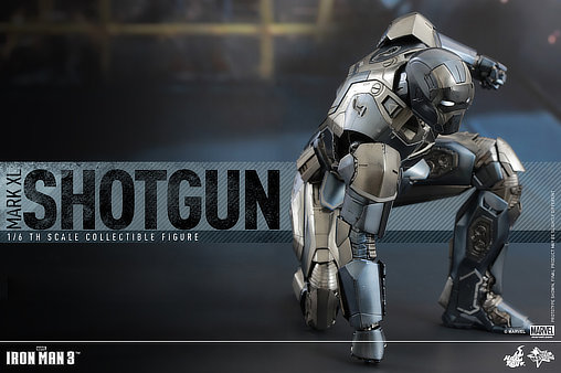 Iron Man 3: Iron Man Mark XL Shotgun, 1/6 Figur von Hot Toys