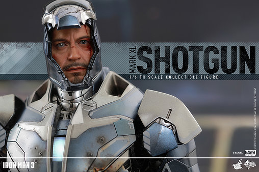 Iron Man 3: Iron Man Mark XL Shotgun, 1/6 Figur von Hot Toys