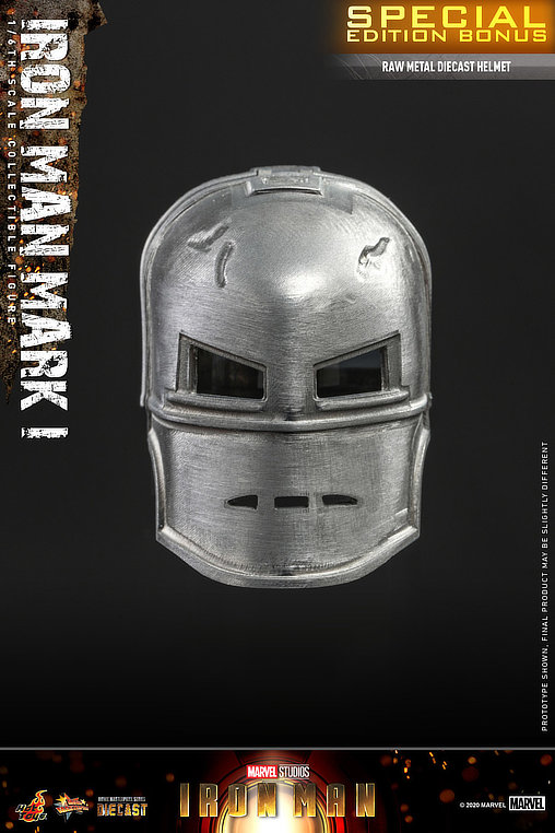 Iron Man 1: Iron Man Mark I - Deluxe, 1/6 Figur von Hot Toys