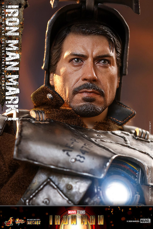 Iron Man 1: Iron Man Mark I - Deluxe, 1/6 Figur von Hot Toys