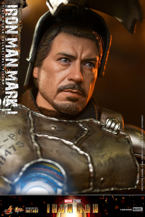 Iron Man 1: Iron Man Mark I - Deluxe, 1/6 Figur von Hot Toys