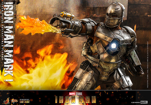 Iron Man 1: Iron Man Mark I - Deluxe, 1/6 Figur von Hot Toys