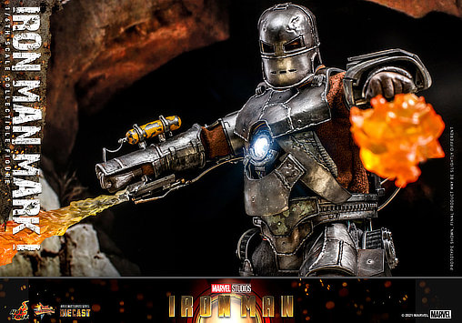 Iron Man 1: Iron Man Mark I - Deluxe, 1/6 Figur von Hot Toys