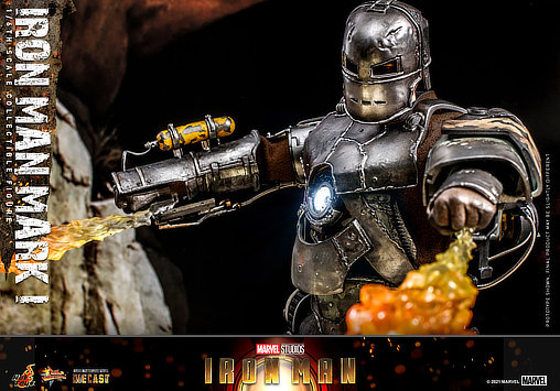 Iron Man 1: Iron Man Mark I - Deluxe, 1/6 Figur von Hot Toys