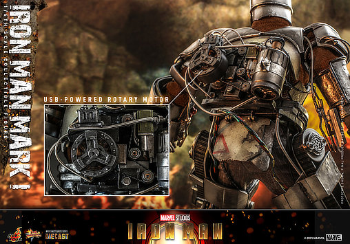Iron Man 1: Iron Man Mark I - Deluxe, 1/6 Figur von Hot Toys