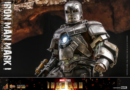 Iron Man 1: Iron Man Mark I - Deluxe, 1/6 Figur von Hot Toys