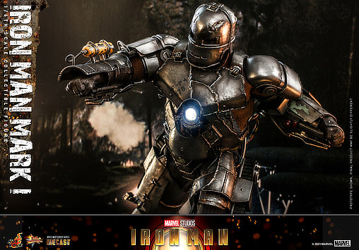 Iron Man 1: Iron Man Mark I - Deluxe, 1/6 Figur von Hot Toys