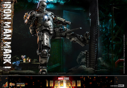 Iron Man 1: Iron Man Mark I - Deluxe, 1/6 Figur von Hot Toys