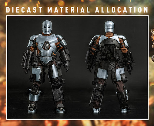 Iron Man 1: Iron Man Mark I - Deluxe, 1/6 Figur von Hot Toys