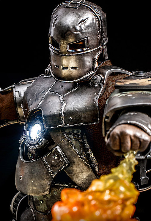 Iron Man 1: Iron Man Mark I - Deluxe, 1/6 Figur von Hot Toys
