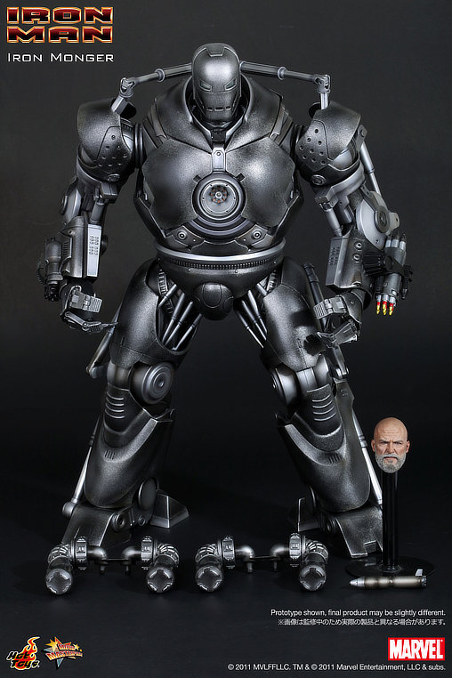 Iron Man 1: Iron Monger, 1/6 Figur von Hot Toys