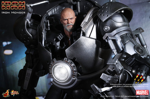 Iron Man 1: Iron Monger, 1/6 Figur von Hot Toys