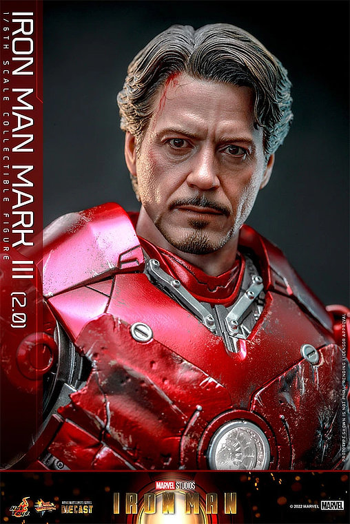 Iron Man 1: Iron Man Mark III 2.0, 1/6 Figur von Hot Toys