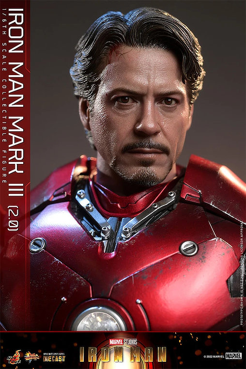 Iron Man 1: Iron Man Mark III 2.0, 1/6 Figur von Hot Toys