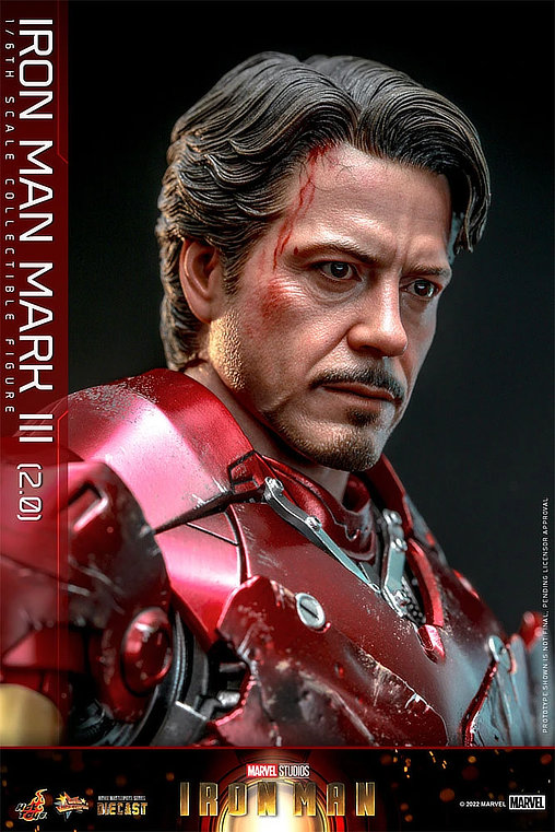 Iron Man 1: Iron Man Mark III 2.0, 1/6 Figur von Hot Toys