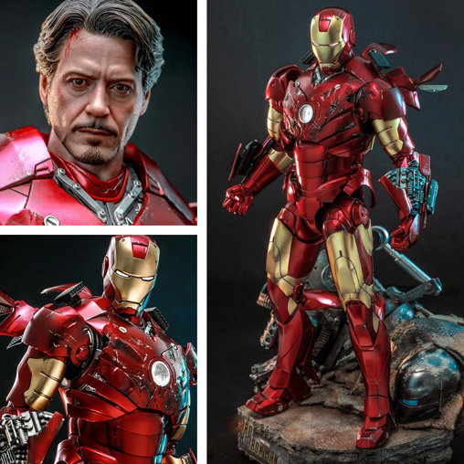 Iron Man 1: Iron Man Mark III 2.0, 1/6 Figur ... https://spaceart.de/produkte/irm032-iron-man-mark-3-iii-figur-hot-toys.php