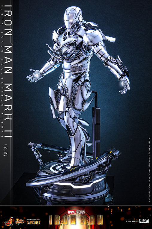 Iron Man 1: Iron Man Mark II 2.0, 1/6 Figur ... https://spaceart.de/produkte/irm033-iron-man-mk-ii-figur-hot-toys.php
