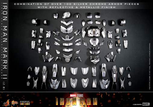 Iron Man 1: Iron Man Mark II 2.0, 1/6 Figur von Hot Toys