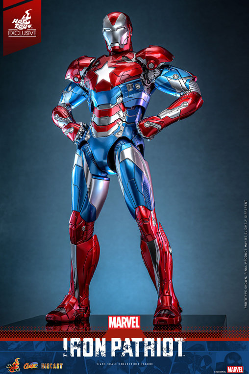 Iron Man: Iron Patriot - DieCast, 1/6 Figur von Hot Toys