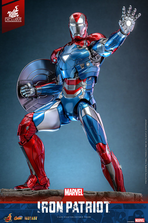 Iron Man: Iron Patriot - DieCast, 1/6 Figur von Hot Toys