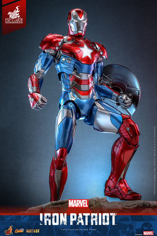 Iron Man: Iron Patriot - DieCast, 1/6 Figur von Hot Toys