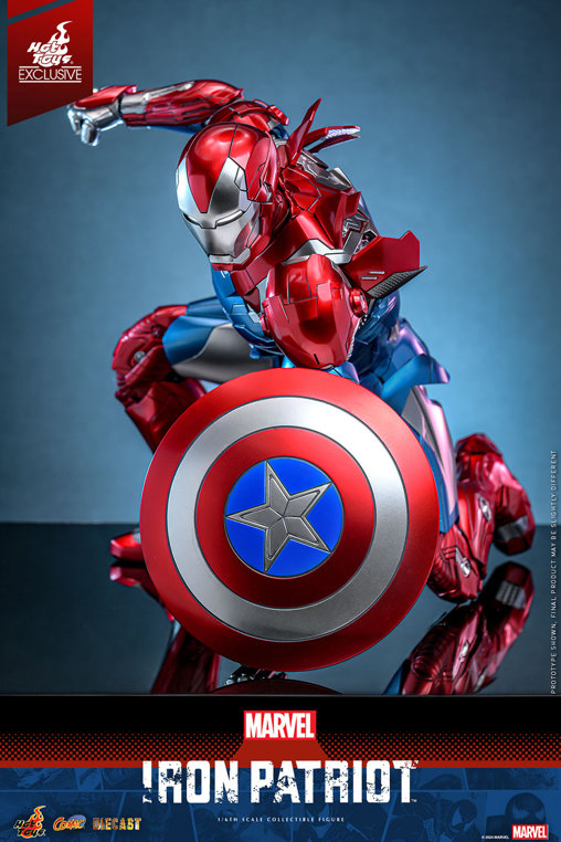 Iron Man: Iron Patriot - DieCast, 1/6 Figur von Hot Toys