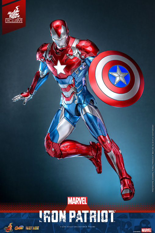 Iron Man: Iron Patriot - DieCast, 1/6 Figur von Hot Toys