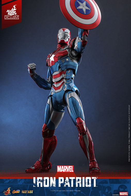 Iron Man: Iron Patriot - DieCast, 1/6 Figur von Hot Toys