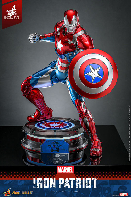 Iron Man: Iron Patriot - DieCast, 1/6 Figur von Hot Toys