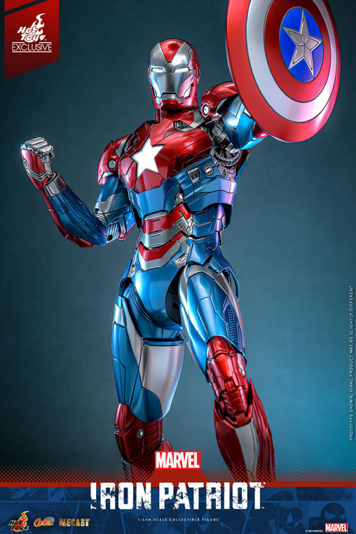 Iron Man: Iron Patriot - DieCast, 1/6 Figur von Hot Toys